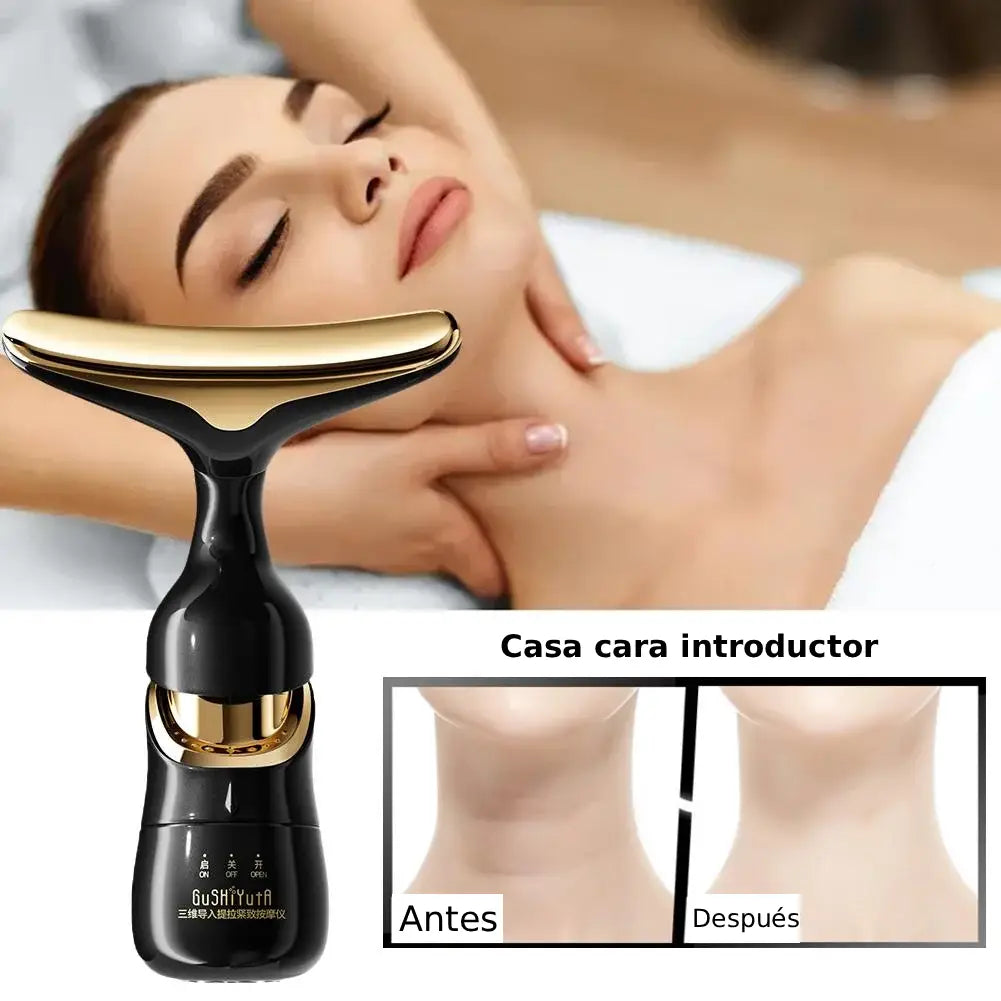 Zantéa™ | Aparato de masaje 3 en 1: rostro, cuello y ojos