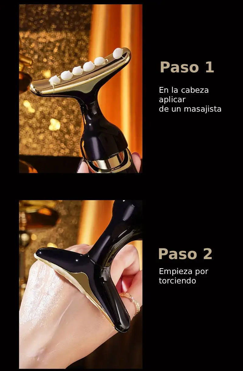 Zantéa™ | Aparato de masaje 3 en 1: rostro, cuello y ojos