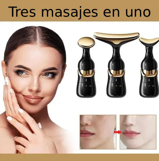 Zantéa™ | Aparato de masaje 3 en 1: rostro, cuello y ojos